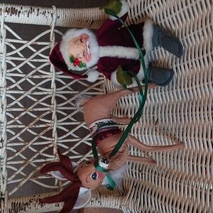Annalee~ Santa & Reindeer